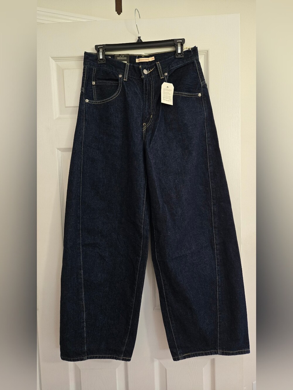 Levi's Dark Indigo Super Baggy Barrel Jeans